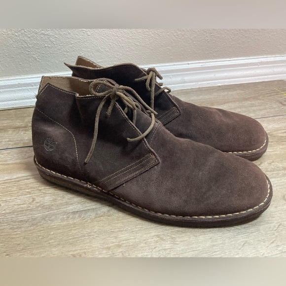 Timberland Smart Men’s Suede Chukka Leather Brown Comfort Ankle Boots, 13 M - Picture 3 of 10